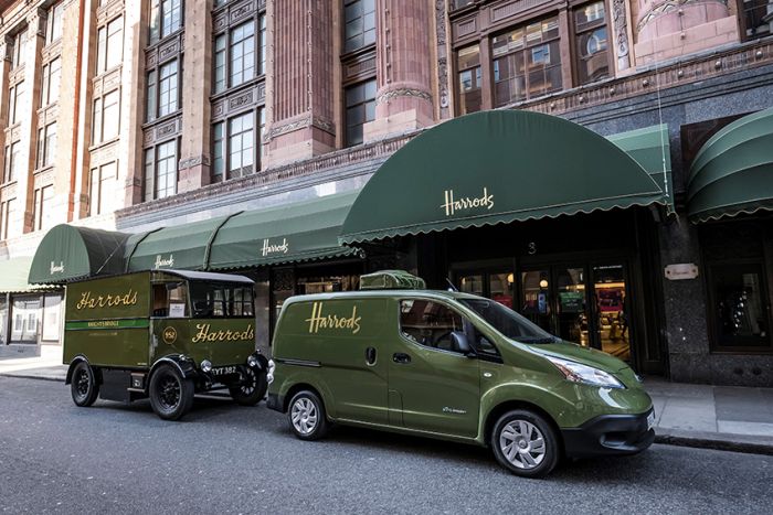 Harrods compra Nissan e-NV200 furgonetas eléctricas