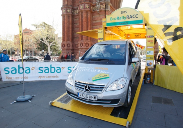 Agustín Payá con su Mercedes Clase A E-Cell gana EcoRallye