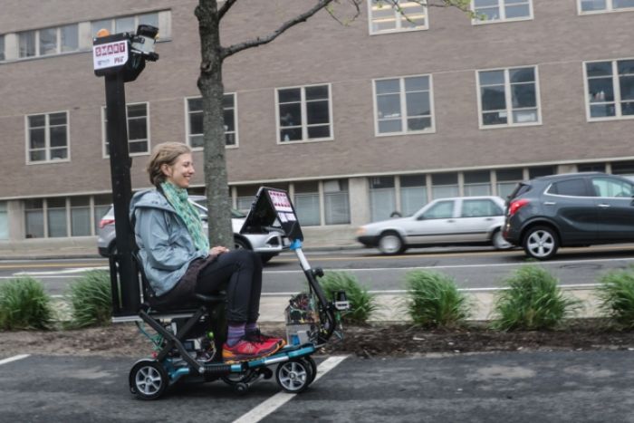 Driverless-vehicle for scooters