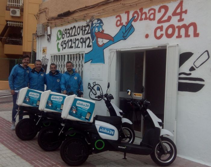 Aloha24 renueva su flota en Marbella con motos eléctricas