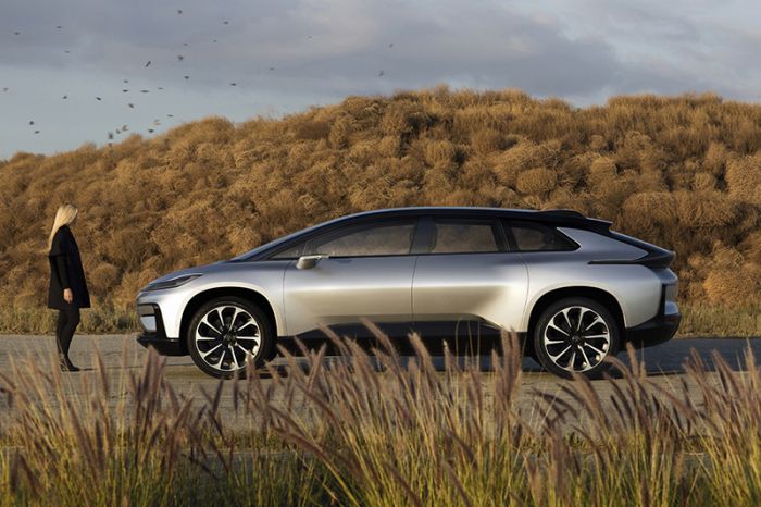 Faraday reveals it FF91 electric car with 1050 HP