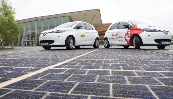 Wattway, the first solar road in France