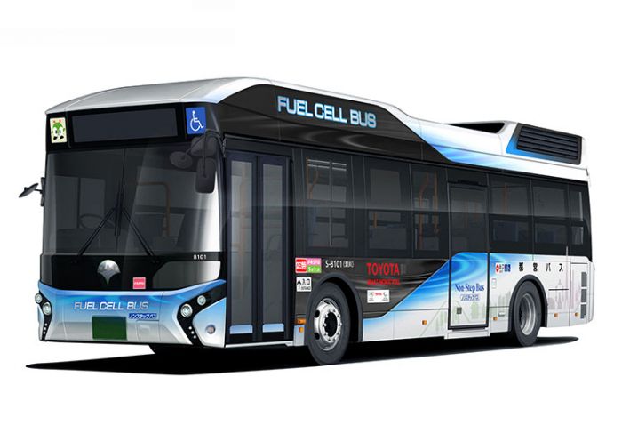 Toyota entrega autobus de hidrógeno