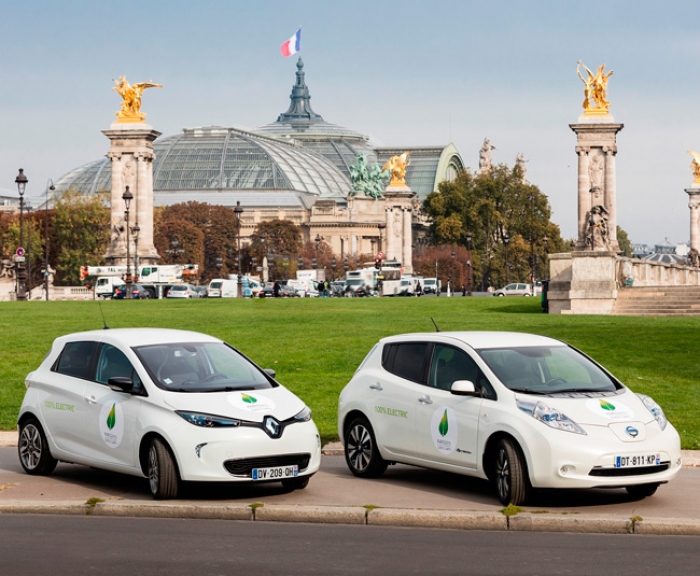 Renault-Nissan provide 200 EV to climate conference