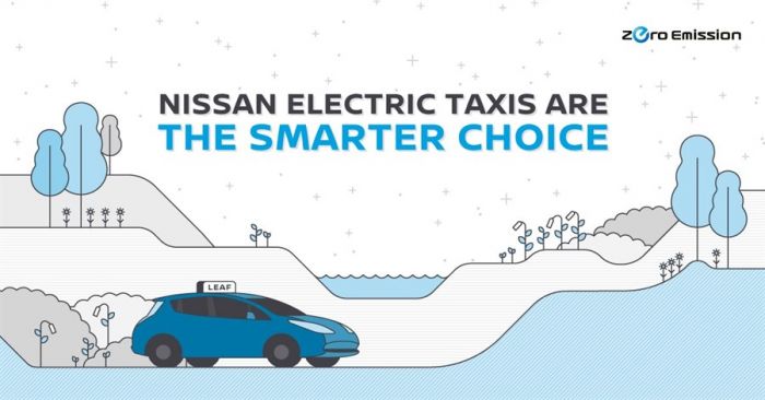 Nissan lidera la revolución del taxi eléctrico