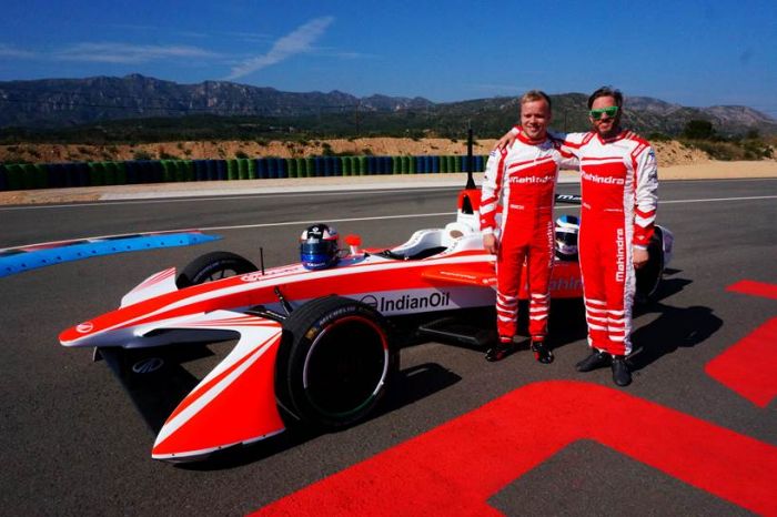 Mahindra presents new Formula E racing car at Goodwood