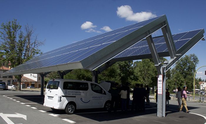 La primera electrolinera sostenible de España