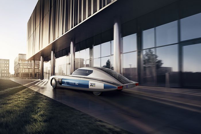 Blue cruiser - solar energy with an extraordinary design