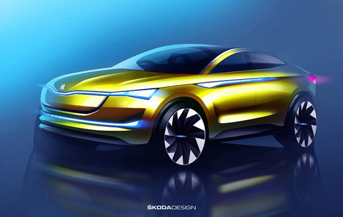 Skoda Vision E en la IAA de Francfort