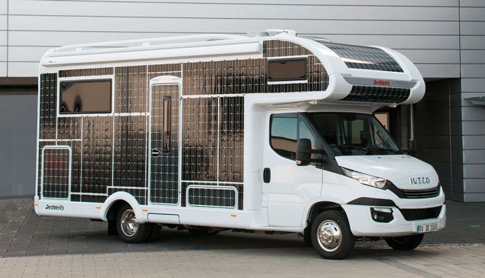 Dethleffs e.home, the electric motorhome