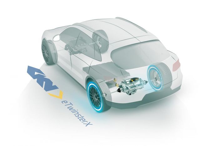 GKN most advanced electrified driveline