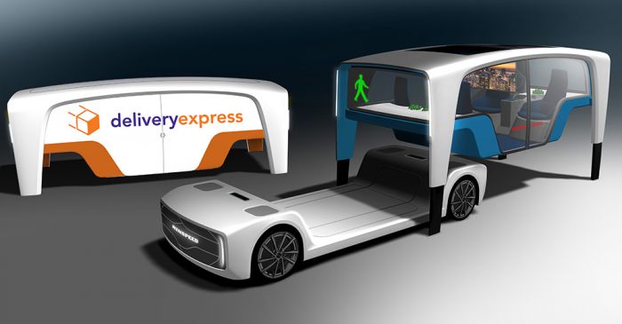 Rinspeed muestra diferentes carrocerías sobre plataforma eléctrica