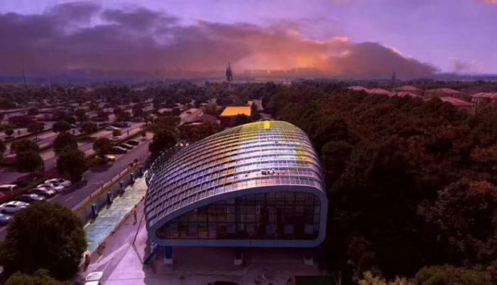 Tellus Power Megacentro de recarga solar en Shanghai