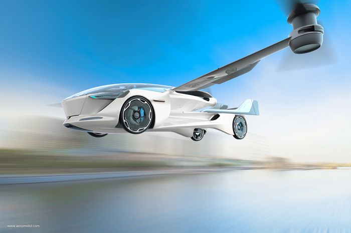 AeroMobil presenta el coche volador totalmente eléctrico