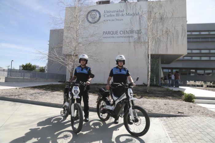 La Bultaco Brinco con la policia