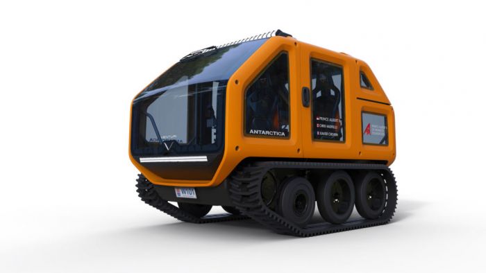 Venturi Antarctica, first zero-emissions vehicle for hostile terrain