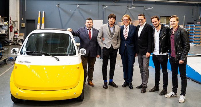 The swiss bubble-car Microlino will be built in Germany 