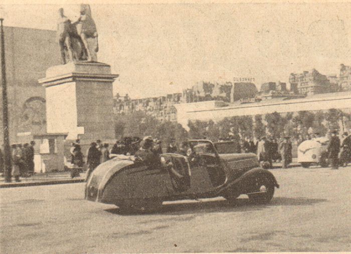 Electric Vehicles at International World Exposition Paris 1937