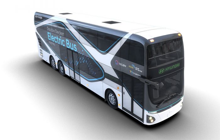 Hyundai introduce electric double-decker bus