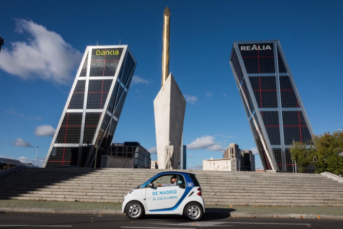 Car2Go, Madrid ofrece car-sharing con vehículos eléctricos