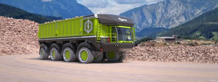 The special all-electric truck from ETF Equipment