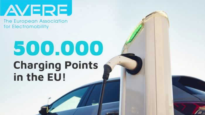 500.000 charging points in European Union territory