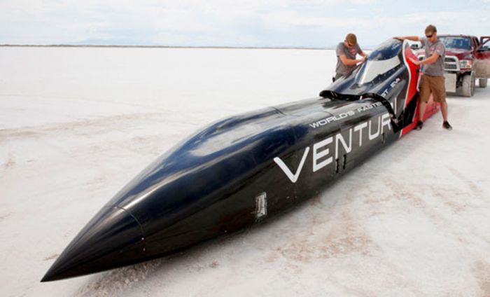 Venturi VBB-3 ready to speed record