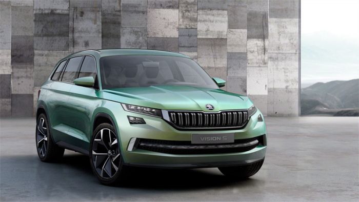 Skoda get electrifying with VisionS plug-in hybrid