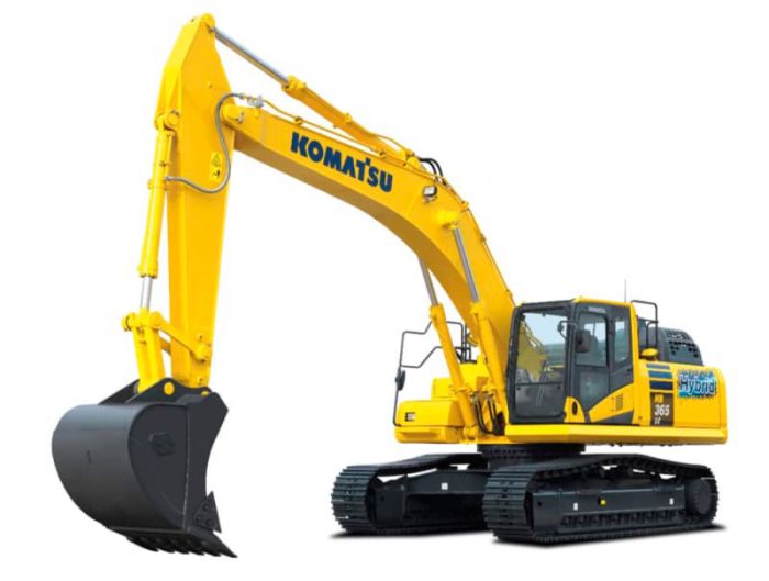 Komatsu presenta una nueva excavadora híbrida