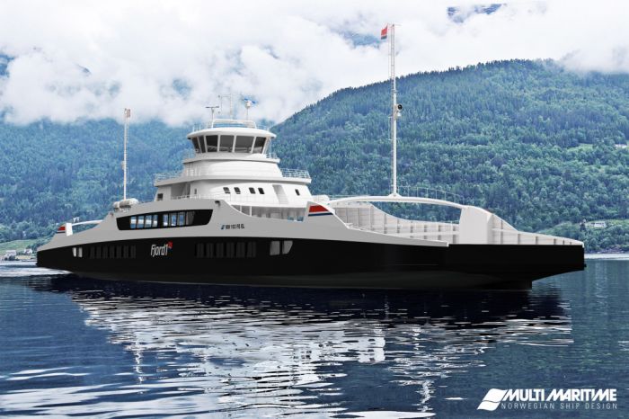 Two battery ferries for Norwegian E39 Anda-Lote line