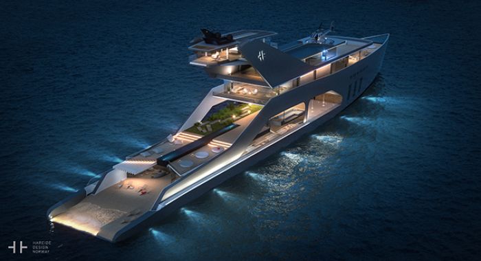 Hareide Design presenta un superyate solar