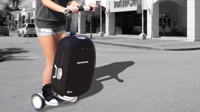 Olive Robotics from Iran presents intelligent suitcase