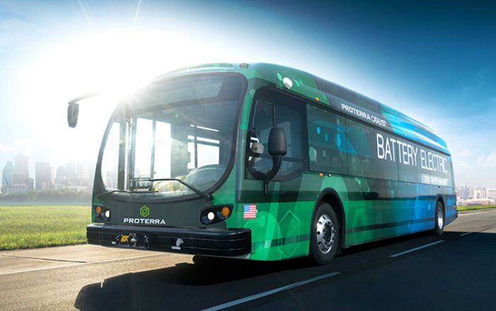 Proterra autobús con 950 km de autonomia