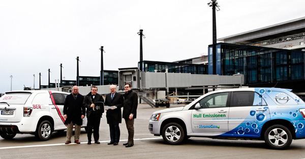 Los aeropuertos de Berlin prueban el Opel HydroGen4