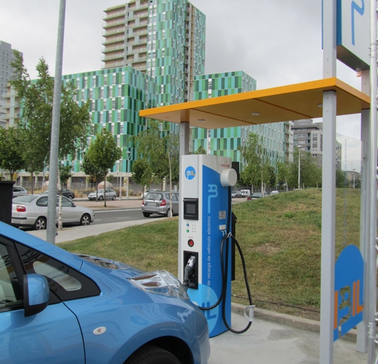 Electrolinera de carga  rápida en Vitoria