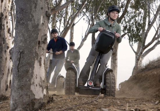 Con el Segway de turismo