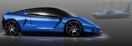 Bluebird DC50 electric sports car